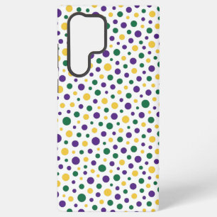 Colorful Mardi Gras polka dot Samsung Galaxy Case