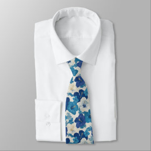 Colorful Mens Fashion Tropical Flower Tie