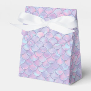 Colorful Mermaid Scale All Ages Birthday Favor Box