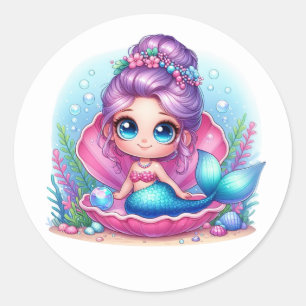 Colorful Mermaid Stickers
