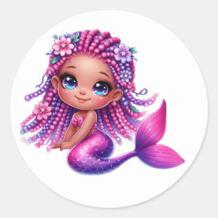 Colorful Mermaid Stickers