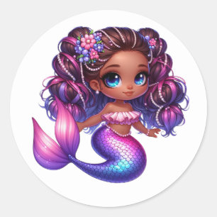 Colorful Mermaid Stickers