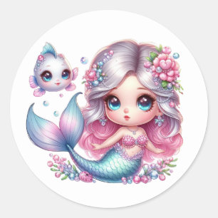 Colorful Mermaid Stickers