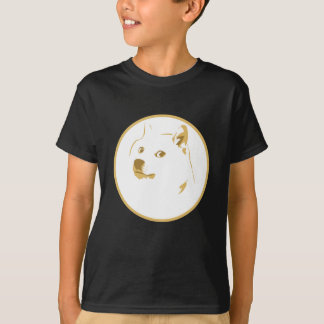 Colorful, minimal doge face T-Shirt