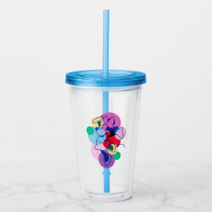 Colorful Minnie Mouse Modern Pop Art Acrylic Tumbler