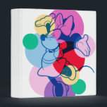 Colorful Minnie Mouse Modern Pop Art Binder<br><div class="desc">Bold, artistic, and full of movement, this vibrant Minnie Mouse artwork blends overlapping shapes and energetic colors for a fresh, modern pop-art look. Minnie’s joyful pose shines through layers of playful hues, creating a dynamic design that feels creative, expressive, and fashion-forward. Perfect for customizable Zazzle products like apparel, wall art,...</div>