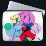 Colorful Minnie Mouse Modern Pop Art Laptop Sleeve<br><div class="desc">Bold, artistic, and full of movement, this vibrant Minnie Mouse artwork blends overlapping shapes and energetic colors for a fresh, modern pop-art look. Minnie’s joyful pose shines through layers of playful hues, creating a dynamic design that feels creative, expressive, and fashion-forward. Perfect for customizable Zazzle products like apparel, wall art,...</div>