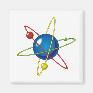 Colorful Model of the Atom Magnet