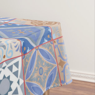 Colorful Moroccan tile Tablecloth