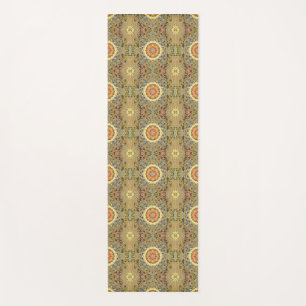 Colorful Mosaic Aztec Pattern Indian Mexican Ethni Yoga Mat