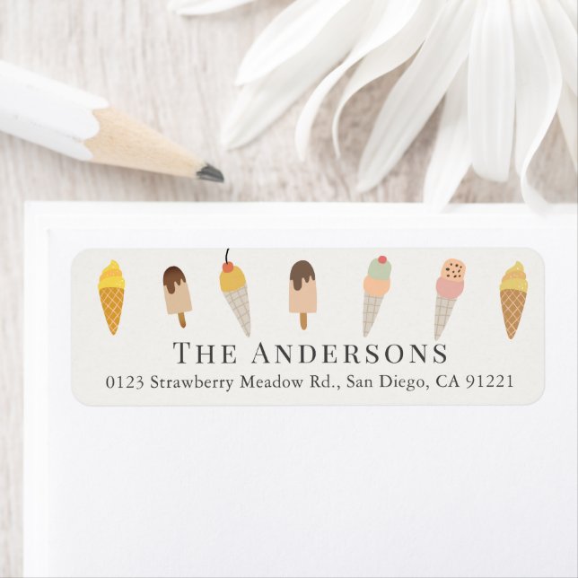 Colorful Muted Color Ice Cream Birthday (Insitu)