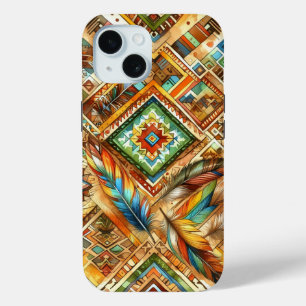 Colorful Native American Print IPhone Case