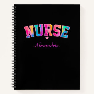 Colorful Nurse Notebook