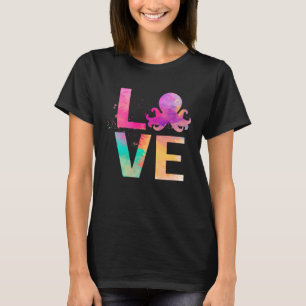 Colorful Octopus Mom Octopus T-Shirt