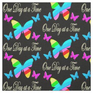 COLORFUL ONE DAY AT A TIME FABRIC