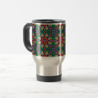 Colorful Ornate Kaleidoscope Pattern