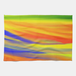 COLORFUL PAINT RAINBOW 3 KITCHEN TOWEL