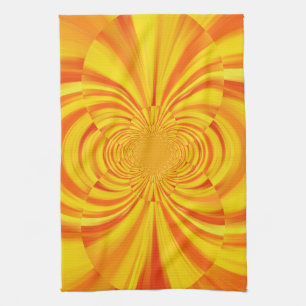 COLORFUL PAINT RAINBOW Abstract Art 2 Kitchen Towel
