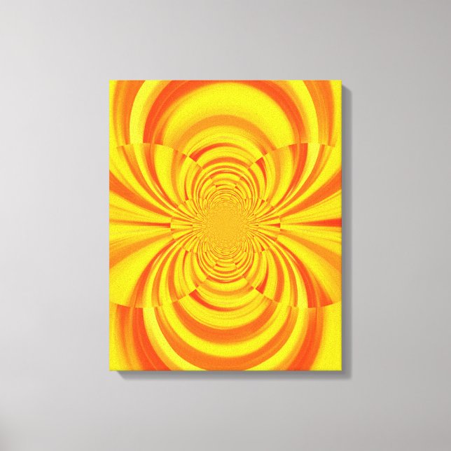 COLORFUL PAINT RAINBOW Abstract Art Canvas Print (Front)