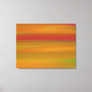 COLORFUL PAINT RAINBOW ART 5 CANVAS PRINT