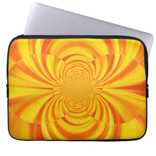 COLORFUL PAINT RAINBOW Swirl Abstract Art Laptop Sleeve