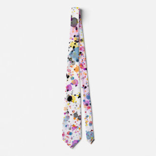 Colorful Paint Splatter Tie