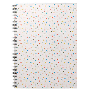 Colorful Painted Dots  Notebook