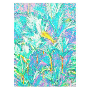 Colorful Palm Garden Tablecloth