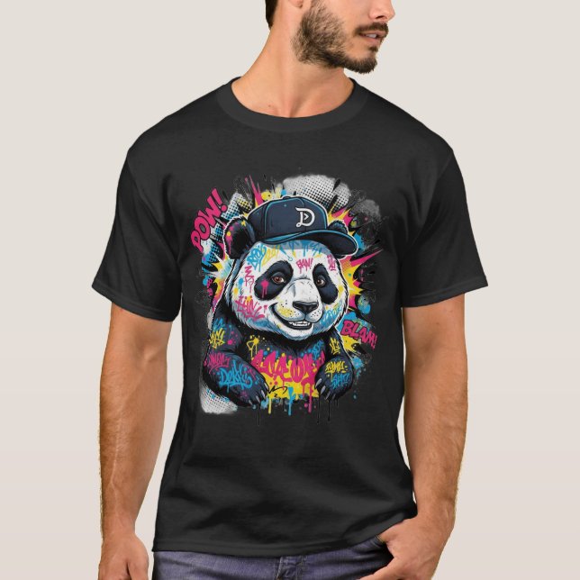 Colorful Panda T-Shirt (Front)