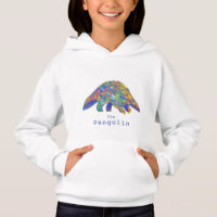 Colorful Pangolin Endangered Animal Art Activism