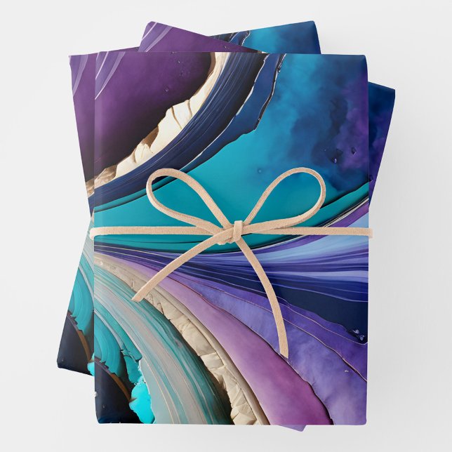 Colorful Paper Collage Art Wrapping Paper Sheets (Creator Uploaded)