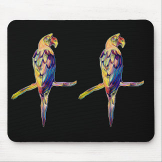 Colorful Parrot Mousemat Mouse Pad