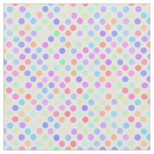 colorful pastel polka dots fabric