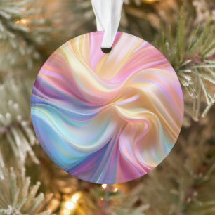 Colorful Pastel Silk Ornament