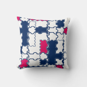 Colorful pattern , elegant throw pillow