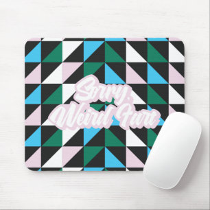 Colorful Patterned Sorry, Weird Fart Funny Mouse Pad