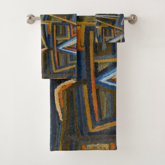 Colorful Paul Klee Abstract Bath Towel Set