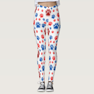Colorful Paw Print - Best Dog Mom Gift Leggings