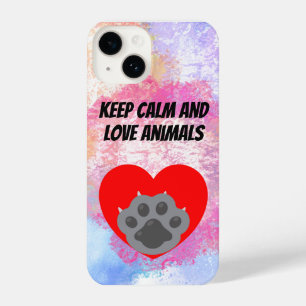 Colorful Paw Print - Best Dog Mom  iPhone 14 Case
