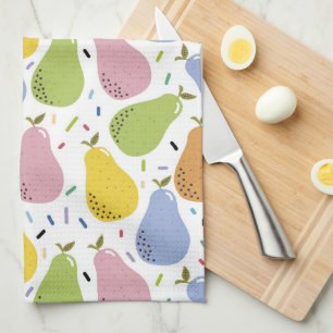 Colorful Pears Fruit Pattern Kitchen Towel