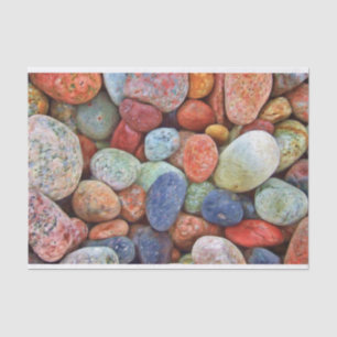 Colorful Pebble Stone Tissue Paper