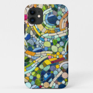 Colorful Pebbles Mosaic Art iPhone 11 Case