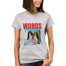 Colorful Penguin Family Love