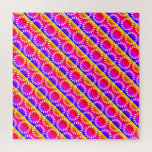 Colorful Petal Mandala Pattern Jigsaw Puzzle<br><div class="desc">A modern colorful geometric pattern featuring symmetrical petal shapes arranged in a mandala-inspired design. This clean and elegant artwork creates a bold decorative look perfect for stylish accessories,  stationery,  and contemporary home décor.</div>