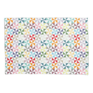 Colorful Pinwheel Pillowcase