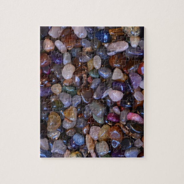 Colorful polished rocks jigsaw puzzle (Vertical)