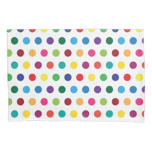 Colorful Polka Dots Cute Kids Pillowcase