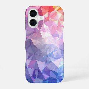 Colorful Polygon Gradient iPhone 16 Case