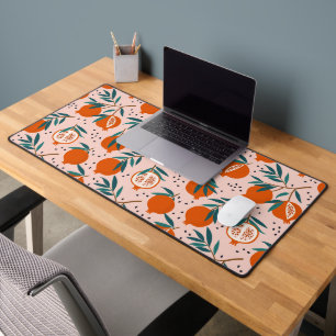 Colorful Pomegranate Pattern Desk Mat