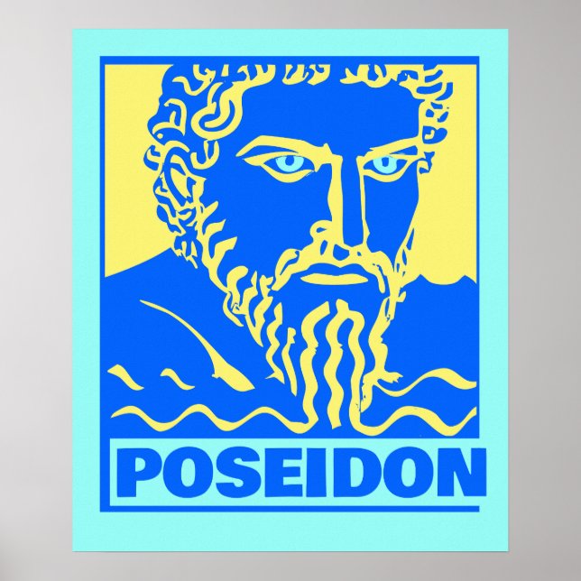 Colorful Poseidon Print  (Front)